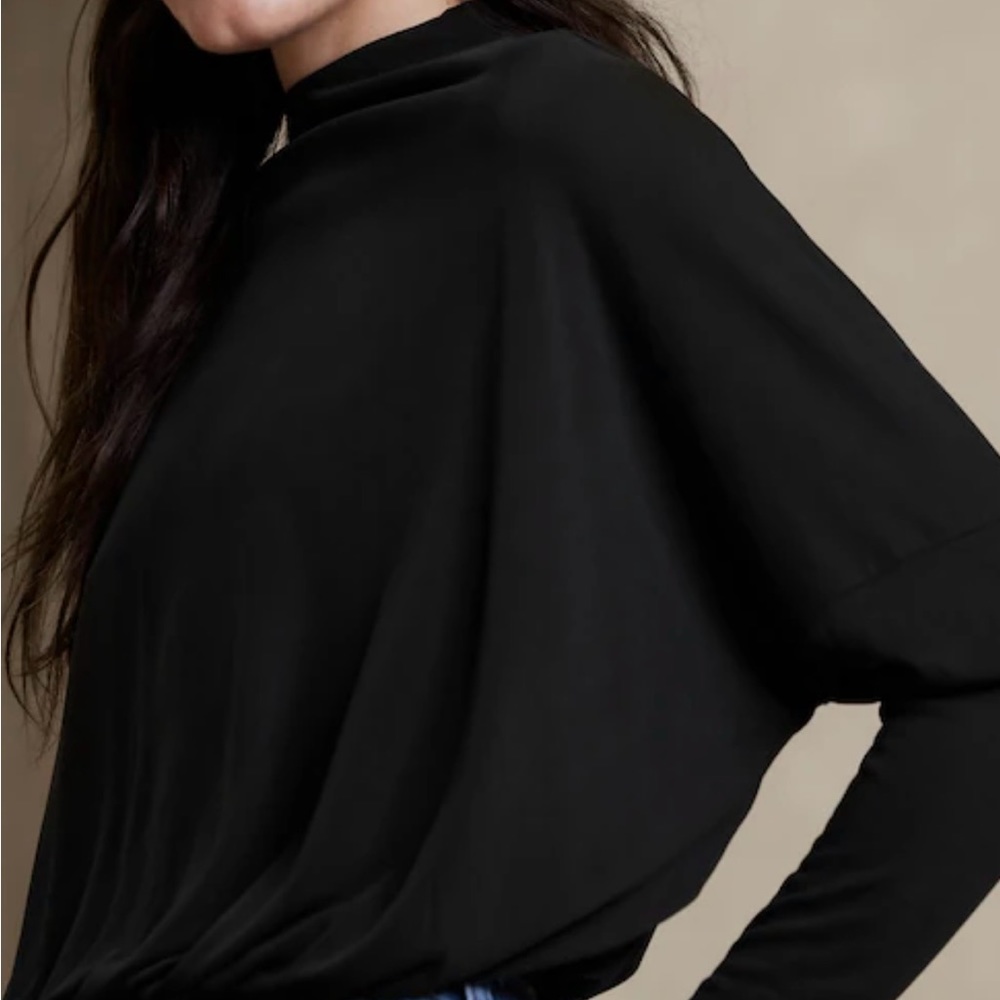 Banana Republic facrtory, SANDWASH DOLMAN-SLEEVE TOP, size L new with tags